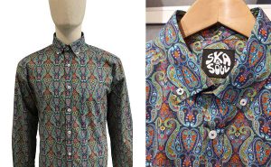 Digital Paisley Print Shirt by Ska and Soul