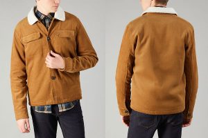 F4RF8029 Kingsland Fur Collar Jacket by Farah