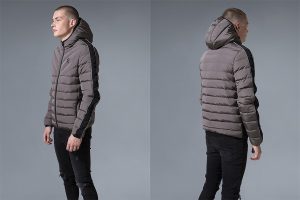 Axwell Hooded Quilted Jacket by Gym King