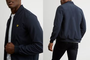 JK905VZ Soft Shell Bomber Jacket by Lyle and Scott