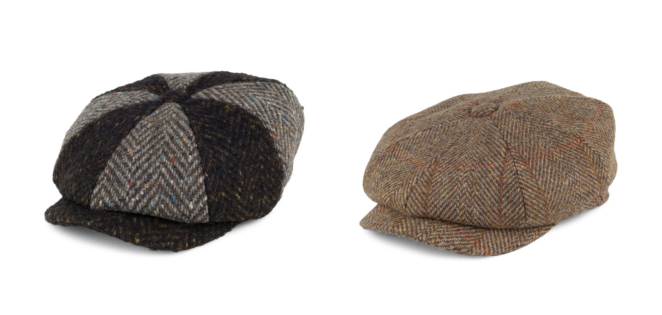 Carloway Harris Tweed Bakerboy Hat by Failsworth