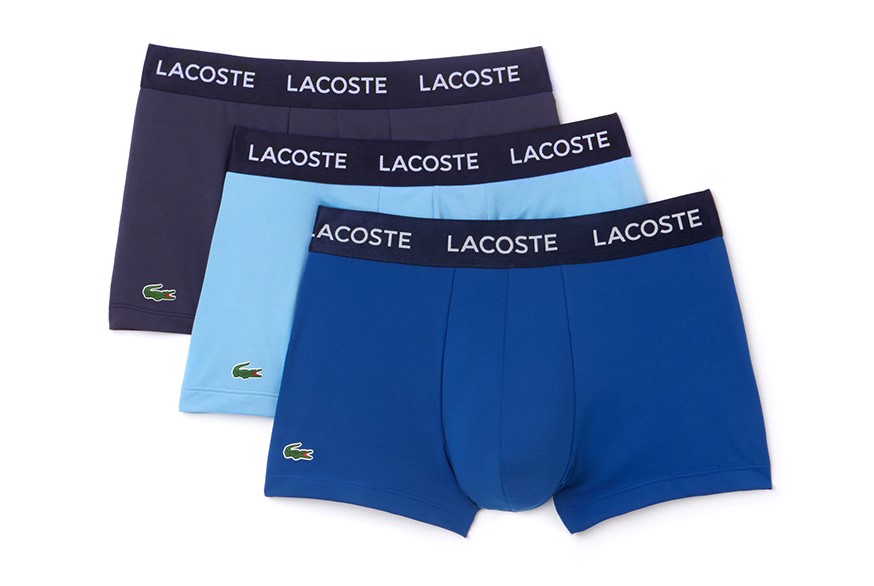 3 Pack Cotton/Stretch Boxer by Lacoste