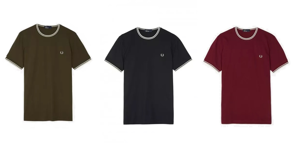 Twin Tipped T Shirt (M1588) by Fred Perry -- £40