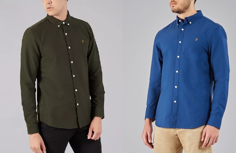 Farah Brewer Oxford Shirt