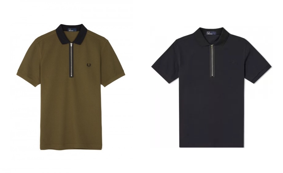 Fred Perry 1/4 zip polo shirts