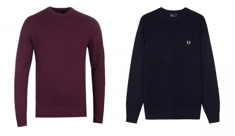 Fred Perry Pique Texture Jumpers