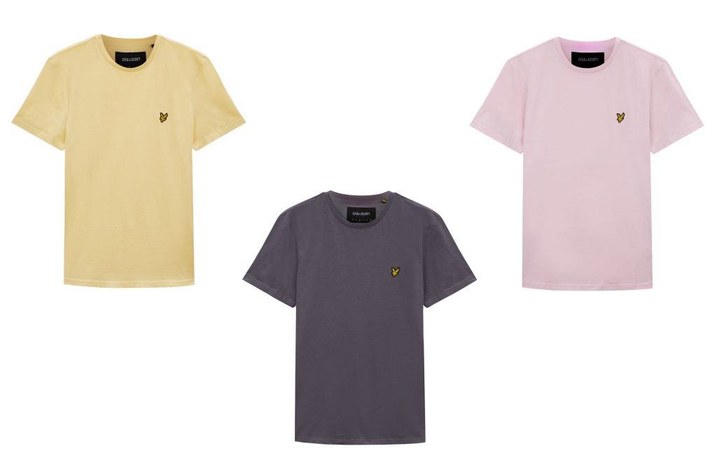 Lyle & Scott Plain T Shirts summer colours