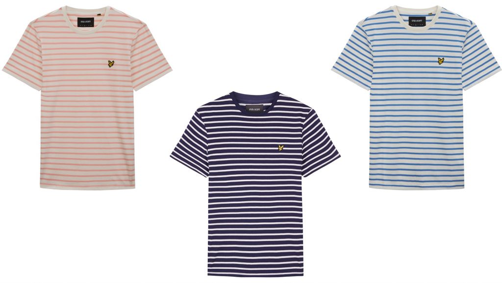 Breton Stripe T Shirt by Lyle and Scott