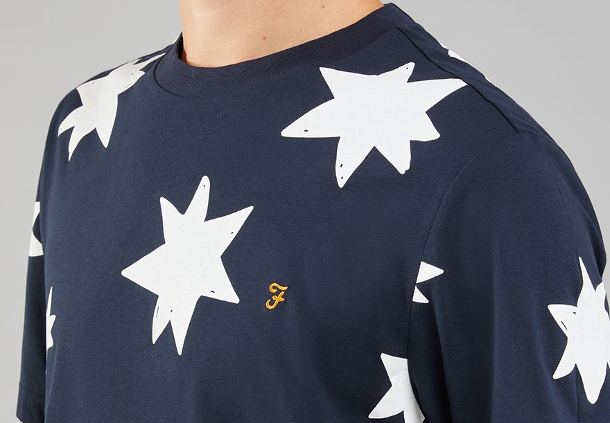 Farah star print T-shirt