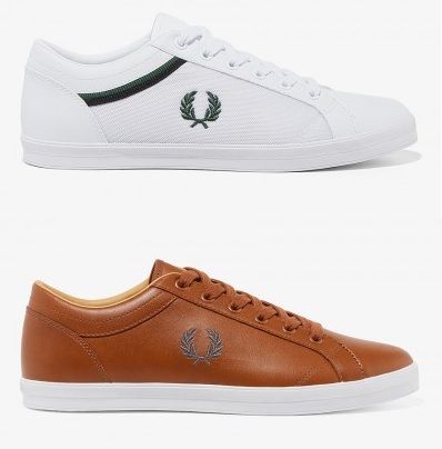 Baseline Leather Shoes by Fred Perry