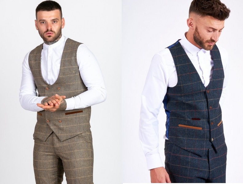 Heritage Tweed Waistcoats by Marc Darcy