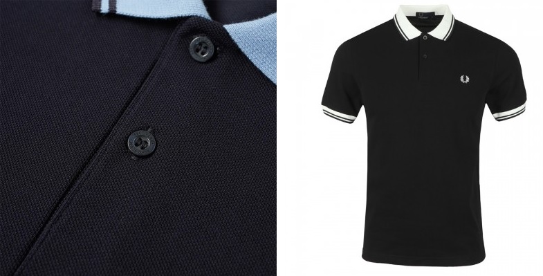Contrast Rib Polo Shirts by Fred Perry