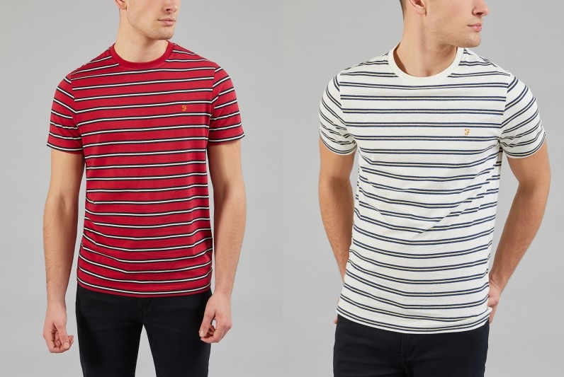 House Striped T Shirt by Farah