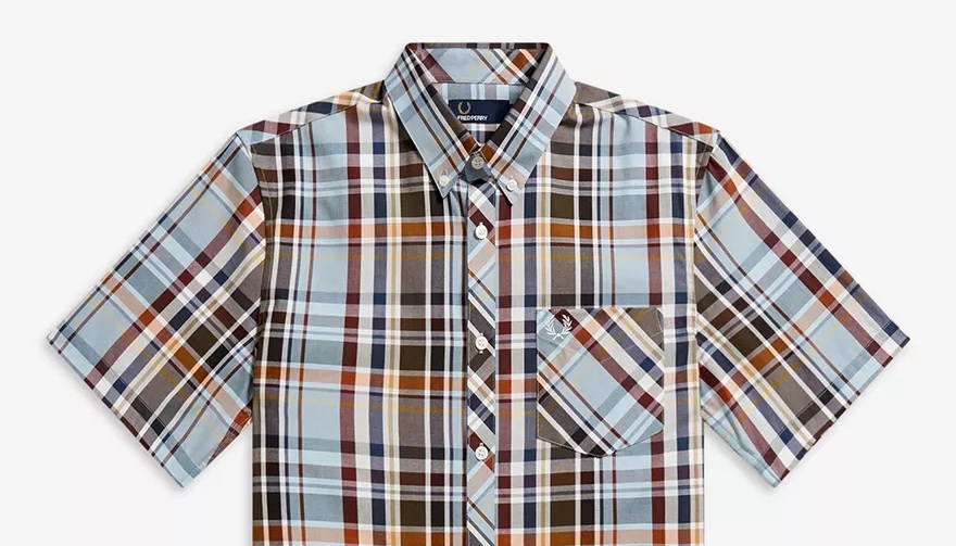 Fred Perry Madras check shirt