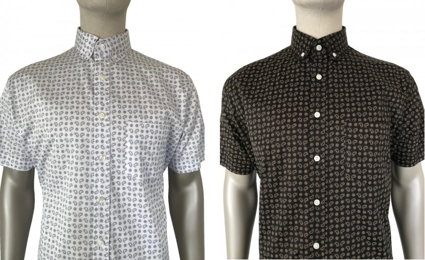 Penny Round Mono Paisley Shirt by Ska and Soul