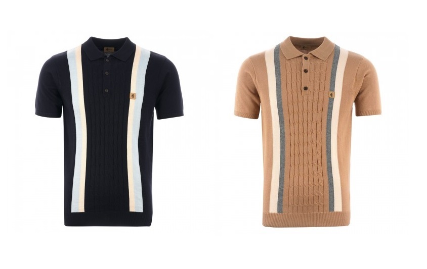 Vintage Knitted Polo Shirts by Gabicci