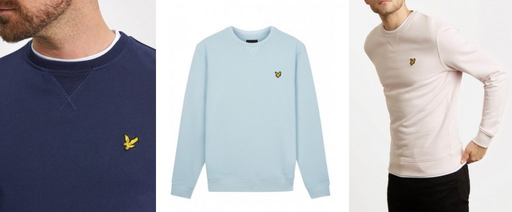 Lyle and Scott crew neck sweatshirts