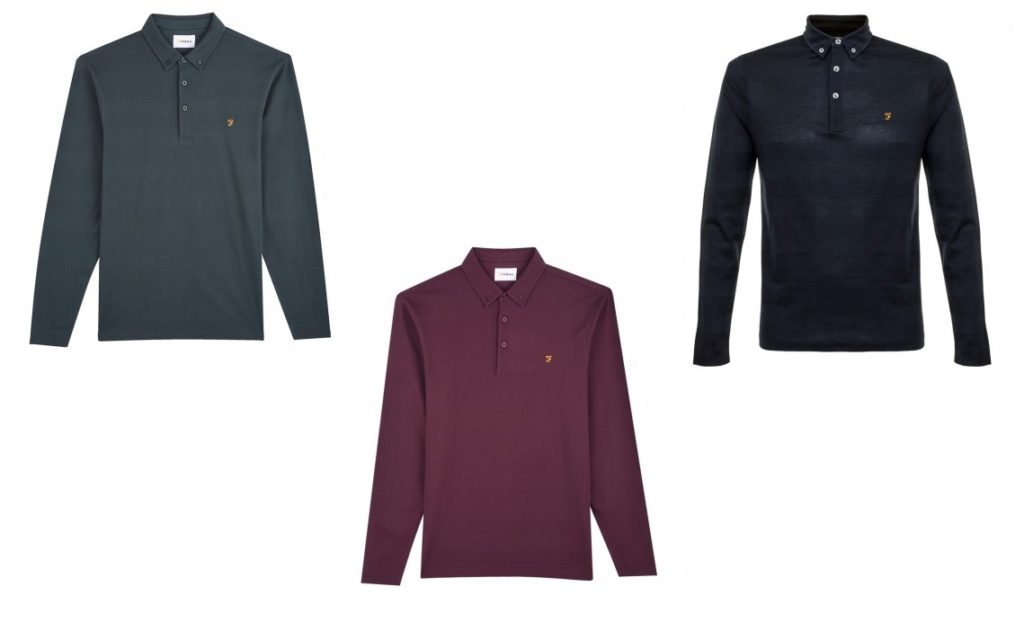 Stapleton Long Sleeve Polo by Farah