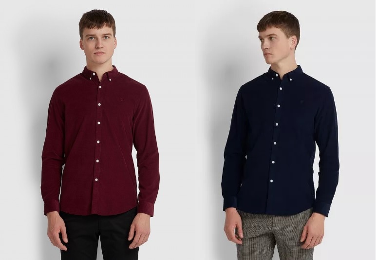 Fontella Cord Shirts by Farah