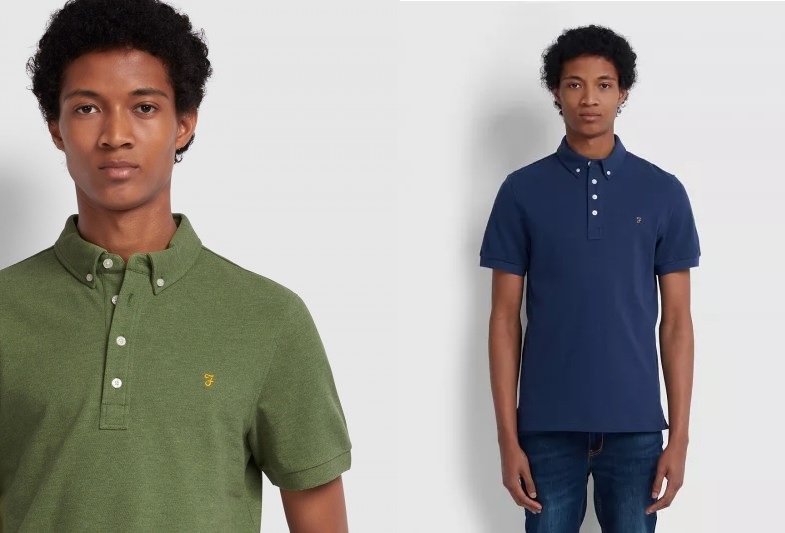 Ricky Short Sleeve Polo Shirts by Farah