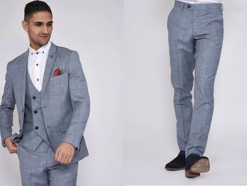 York Check Blazer (£125) & Trousers (£55) by Marc Darcy